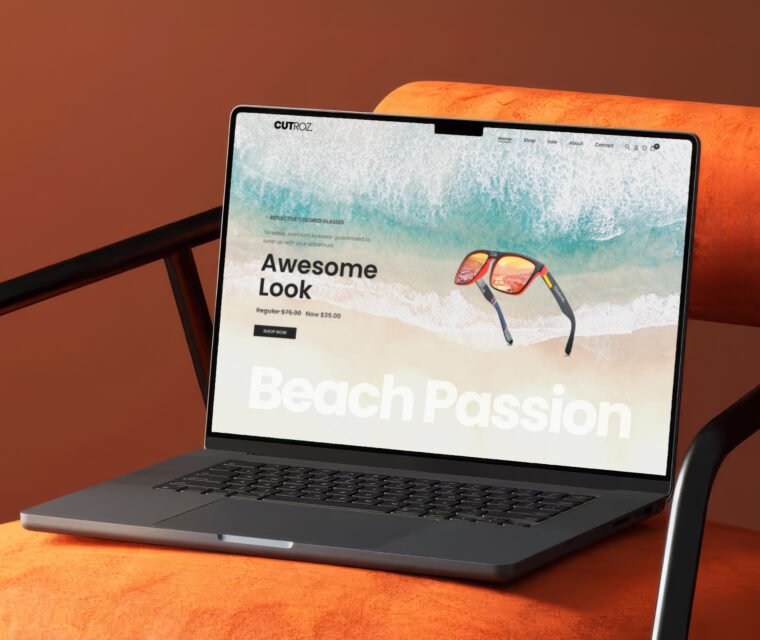 shades ecommerce website