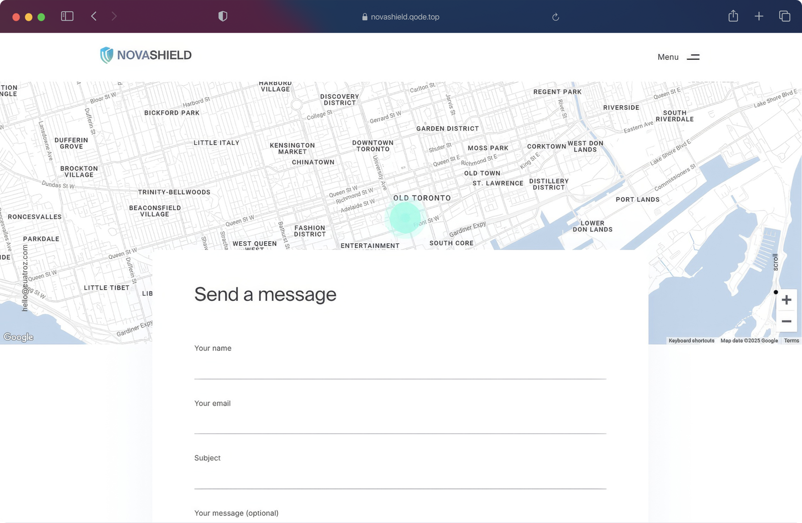 7 Contact map form 1